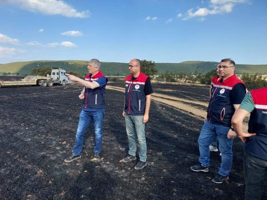 İl Tarım ve Orman Müdürü Bayazıt, üreticileri tarla yangınlarına karşı uyardı