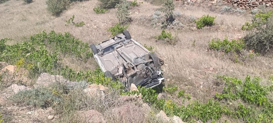 Batman’da şarampole devrilen otomobilin sürücüsü yaralandı