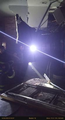 Pide salonunda yangın hasara neden oldu