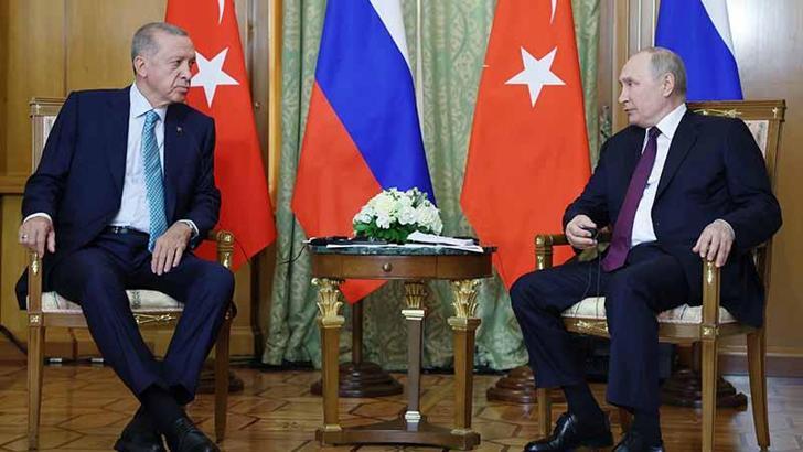 Cumhurbaşkanı Erdoğan, Putin ile görüştü