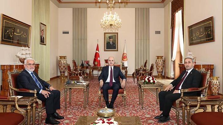 TBMM Başkanı Kurtulmuş, Yapıcıoğlu'nu kabul etti