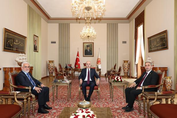 TBMM Başkanı Kurtulmuş, Yapıcıoğlu'nu kabul etti