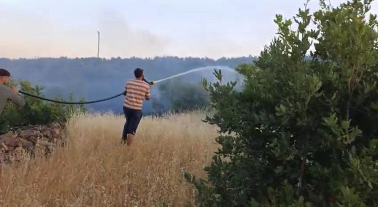 Diyarbakır’da örtü yangını, 2 saatte kontrol altına alındı