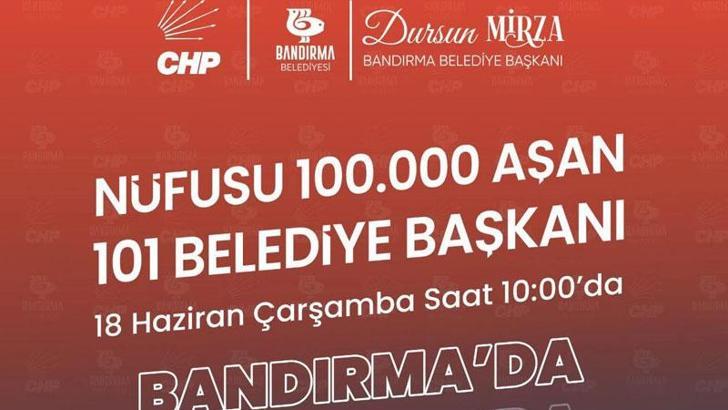 CHP’li 101 belediye başkanı Balıkesir’de bir araya gelecek