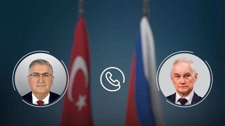 Bakan Güler, Rus mevkidaşı Belousov telefonda görüştü