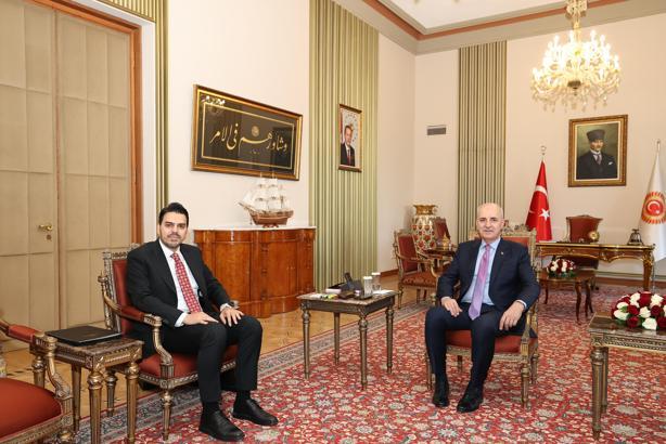 TBMM Başkanı Kurtulmuş, Abdullah Eren'i kabul etti