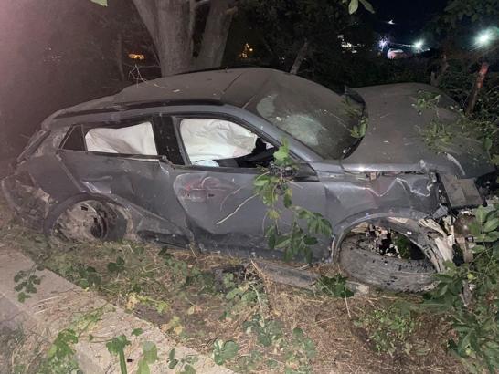 Bursa'da takla atan otomobilin alkollü sürücüsü yaralandı