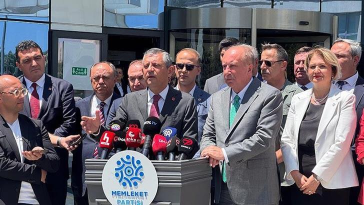 Özgür Özel'den Muharrem İnce'ye 'CHP'ye davet' ziyareti