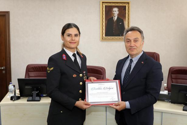 Kırsalda Dijital Finansal Okuryazarlık Projesine katkı sunanlara teşekkür belgesi