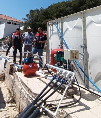 Saros’taki İbrice Balıkçı Barınağı denetlendi