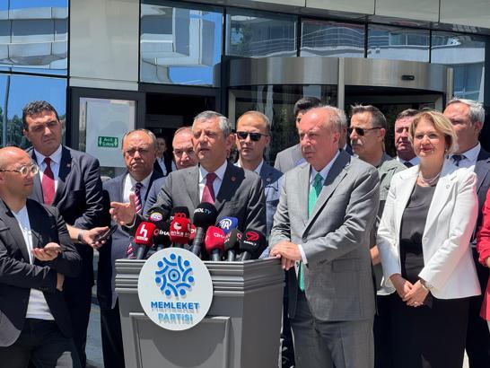 Özgür Özel'den Muharrem İnce'ye 'CHP'ye davet' ziyareti