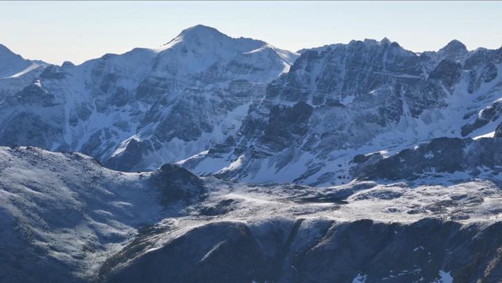Kaçkar Dağları'nda kar güzelliği