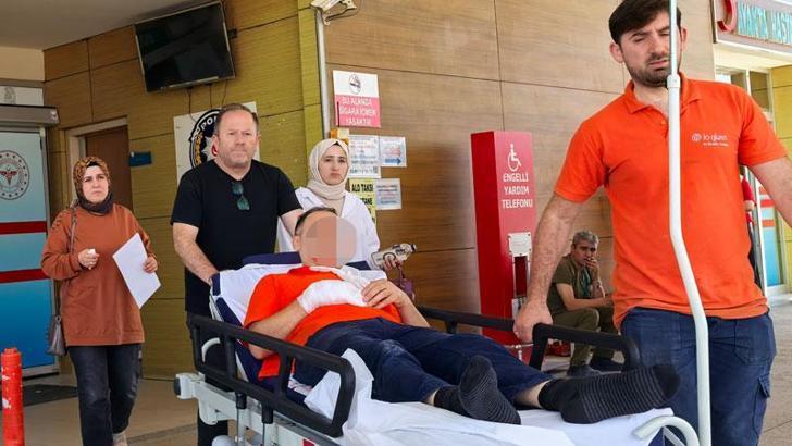 Cam fabrikasında elini makineye kaptıran işçi yaralandı