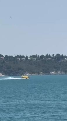 Yangın söndürme uçağı, kırıma uğradı (2)