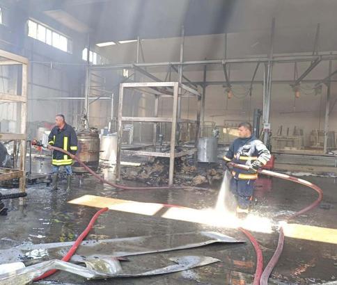 Çanakkale'de fabrika yangını (2)