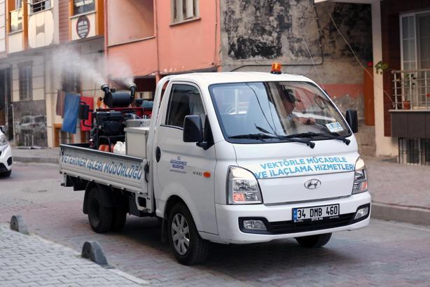 Küçükçekmece Belediyesi, sivrisineklere karşı ilaçlama çalışması başlattı