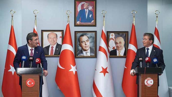 Cumhurbaşkanı Yardımcısı Cevdet Yılmaz, KKTC'de