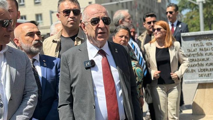 Ümit Özdağ'dan 'Talat Paşa Anıtı'na ziyaret