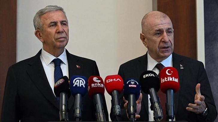 Ümit Özdağ, Mansur Yavaş'ı ziyaret etti