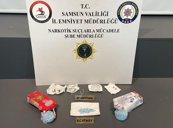 Meyve suyu ve süt kutusundan uyuşturucu çıktı