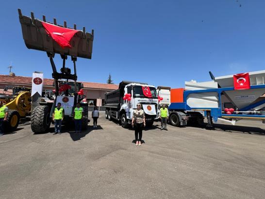Nevşehir'de İl Özel İdaresine tahsis edilen hizmet araçları tanıtıldı