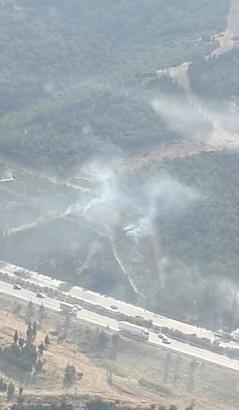 İzmir'de orman yangını