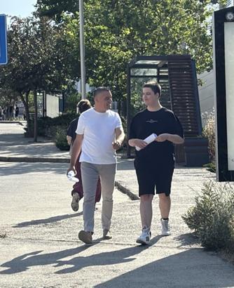 YKS'ye oğlu ile birlikte girdi