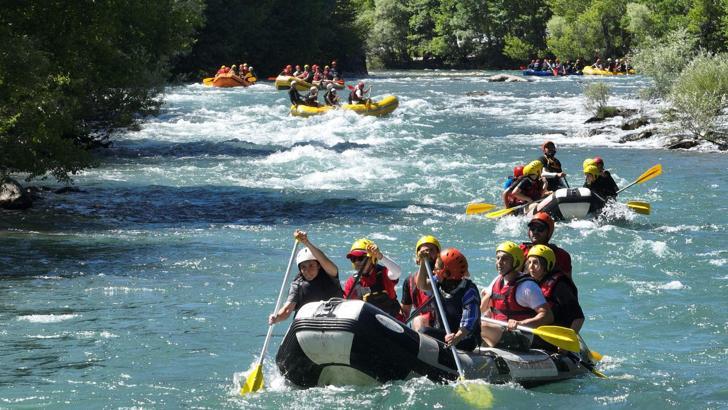 Munzur'da rafting heyacanı
