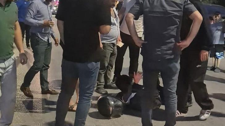 Körfez'de motokurye kazası 1 yaralı