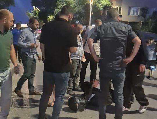 Körfez'de motokurye kazası 1 yaralı