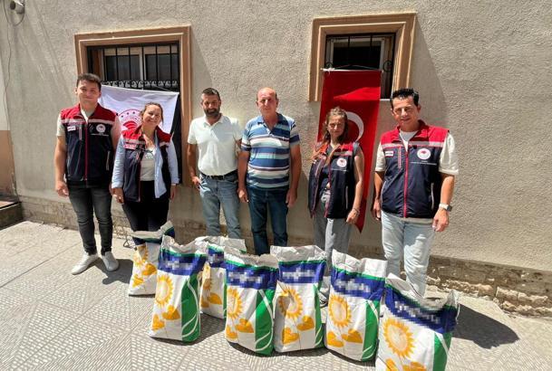 Edirne'de ikinci ürün ayçiçeği ekimini için yüzde 75 hibeli tohum dağıtıldı