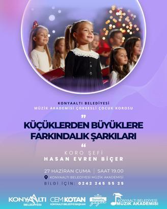 Konyaaltı Belediyesi’nden iki konser birden