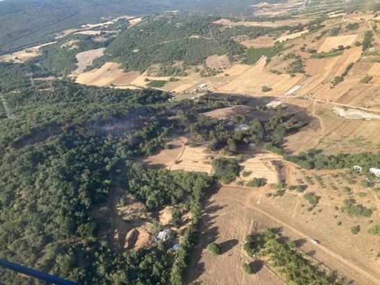 Bursa'da orman ve makilik yangını (3)