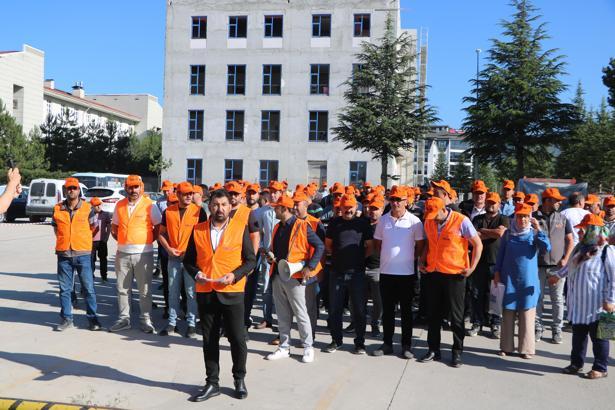 Bolu'da kamu işçilerinden 'zam' protestosu