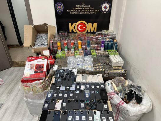 Şırnak'ta, 1 haftadaki kaçakçılık operasyonlarında 35 gözaltı