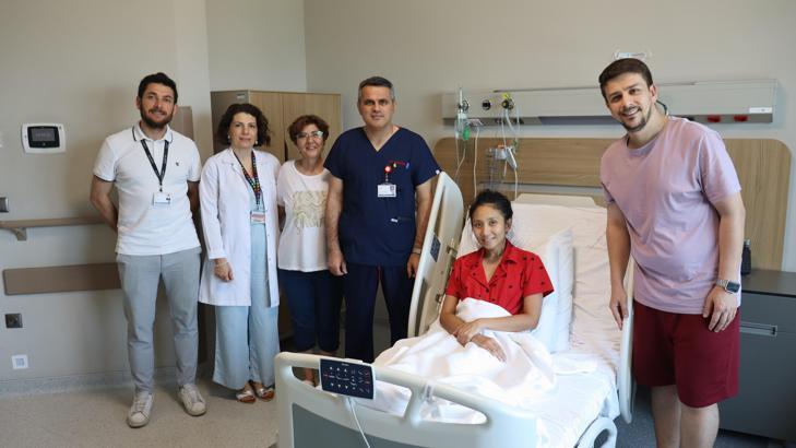 Dubai'den geldiği Bursa Şehir Hastanesi'nde, sağlığına kavuştu