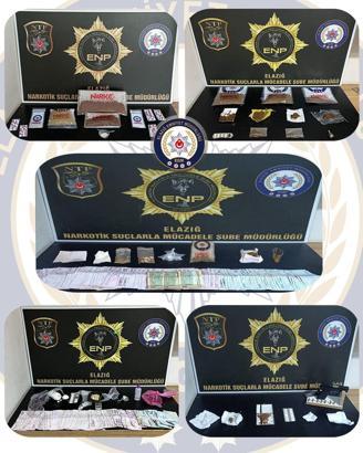 Elazığ’da uyuşturucu operasyonunda 11 tutuklama