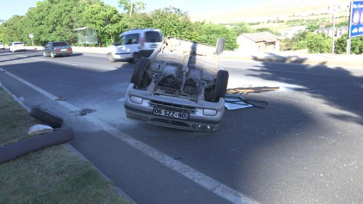 Elazığ'da beton mikseri ile otomobil çarpıştı: 4 yaralı