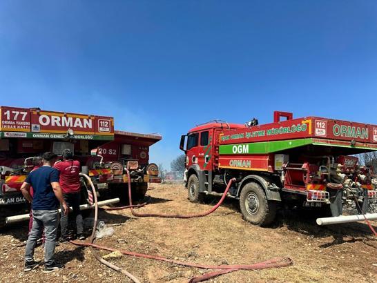 Uşak'ta makilik yangını (2)