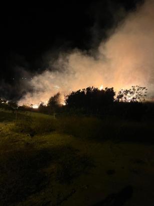 Hatay'da ağaçlık alanda çıkan yangın söndürüldü
