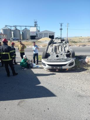 Nevşehir'de otomobil devrildi: 5 yaralı