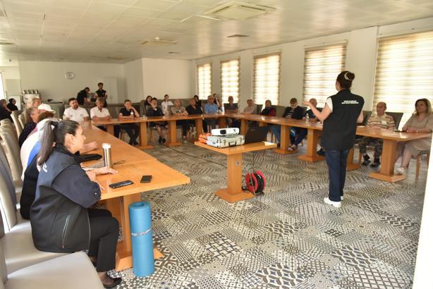 Huzurevi sakinlerine afet bilinci eğitimi