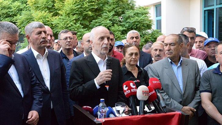 Türk-İş Genel Başkanı Atalay: Makul cevap gelmezse grev kararı alacağız