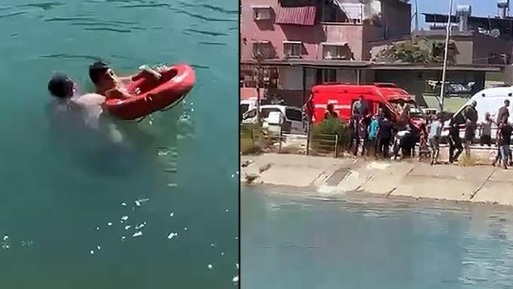 Sulama kanalına düşen Ayaz'ı kurtarmak isteyen dayısı boğuldu