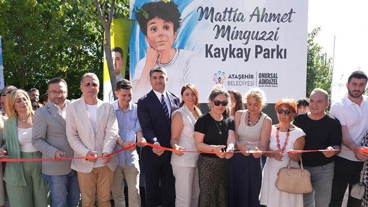 'Mattia Ahmet Minguzzi Kaykay Parkı' Ataşehir’de açıldı