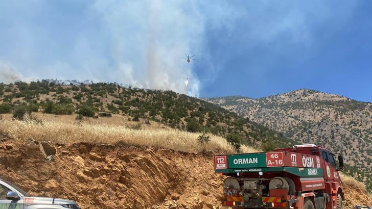 Kahramanmaraş’ta 2 ayrı orman yangını