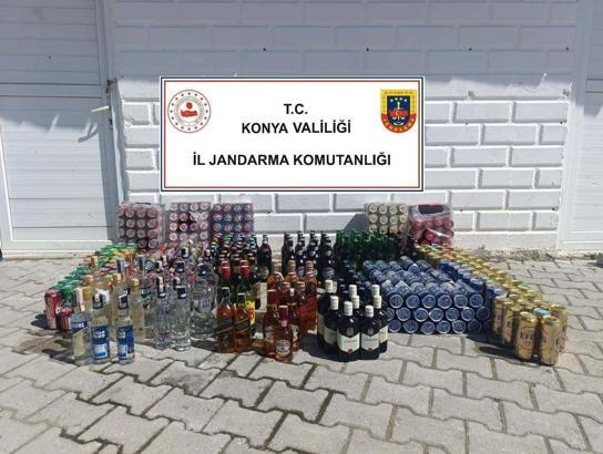 Kaynakçı dükkanında, 472 şişe içki ele geçirildi