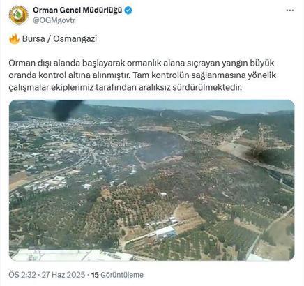 Bursa’da maki yangını ormana sıçradı; büyük oranda kontrol altına alındı (6)