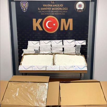 Yalova'da tütün kaçakçılığı operasyonu: 5 gözaltı