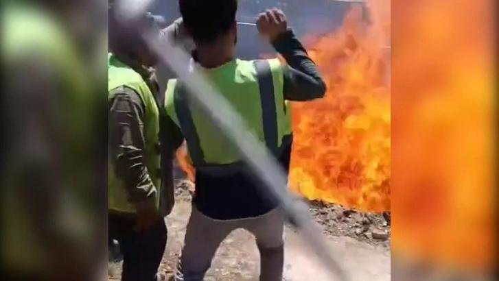 Şanlıurfa’da tiner yüklü minibüs devrildi; 1 ölü 1 yaralı